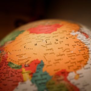 red green and blue world map